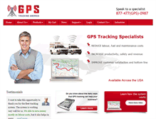 Tablet Screenshot of gpstrackingamerica.com